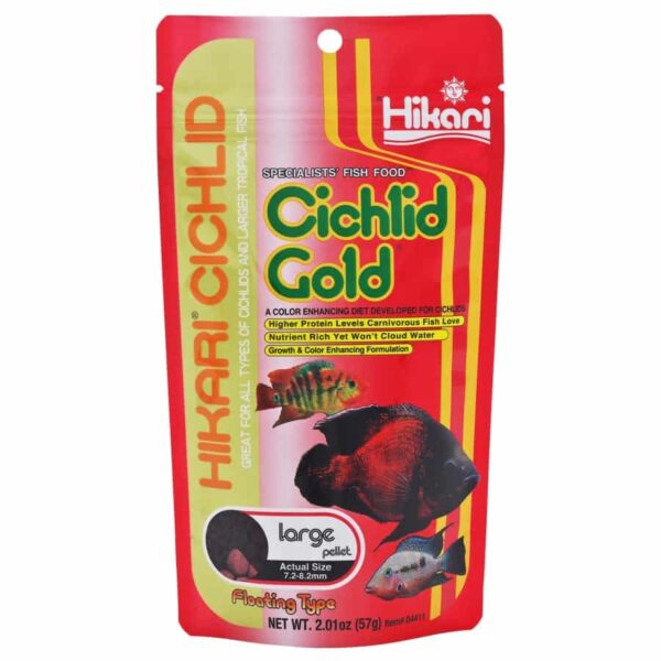 Cichlid Gold Pellets Fish Food - Large - Image 1