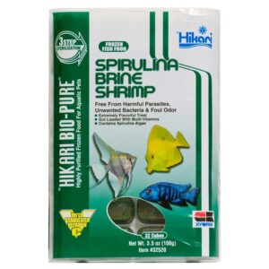 Frozen Spirulina Brine Shrimp - Hikari Bio-Pure