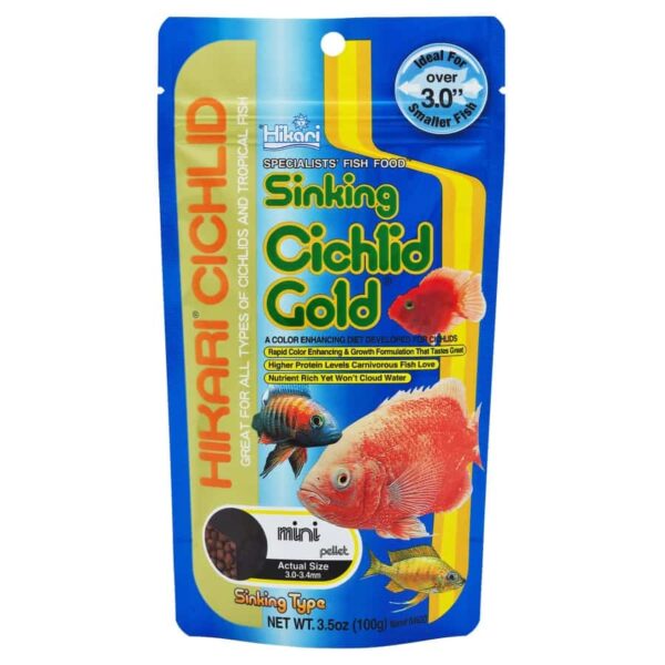 im2adepbkunnks9c1hln.jpg Cichlid Gold Sinking Pellets Fish Food - Mini - Image 1